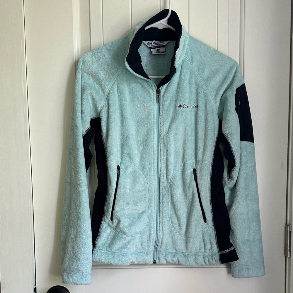 Columbia Women's Black and Mint Jacket